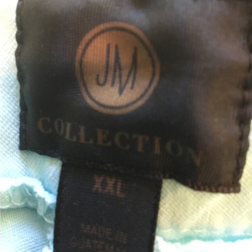 JM COLLECTION CAPRIS XXL Aqua Very good condition. cute details on cuff. - Picture 3 of 8